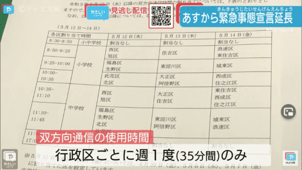 大阪市立学校長からも強い不満が　オンライン授業