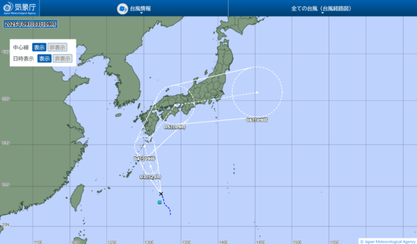 【2025年台風？号】